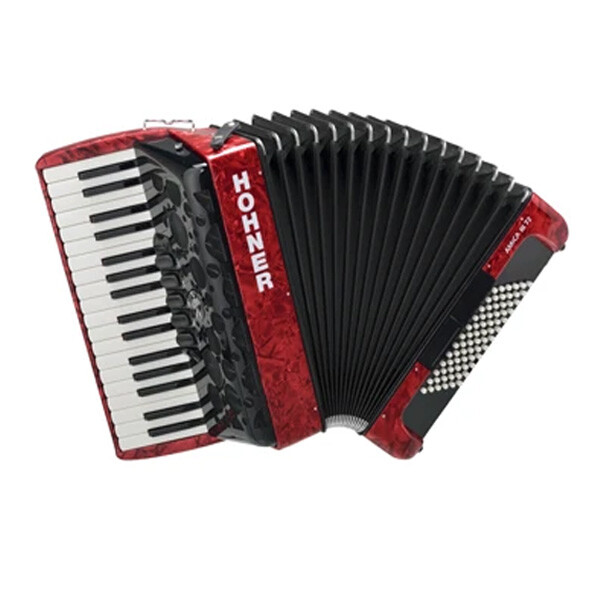 Hohner Amica III 72 rot Design 2
