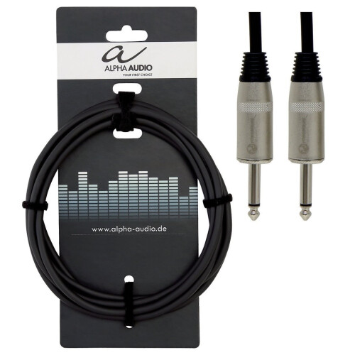 Lautsprecherkabel Alpha Audio Pro Line 6,3 mm Monoklinke - 6,3 mm Monoklinke