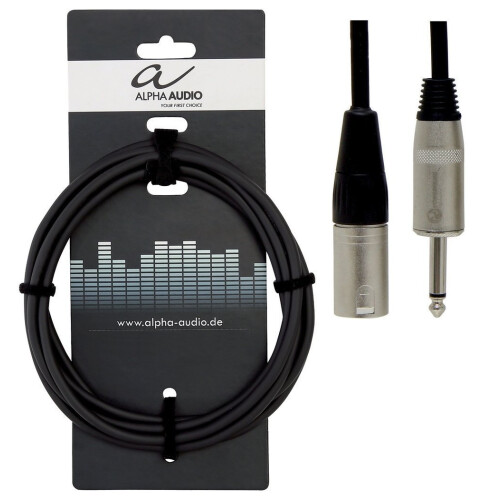 Lautsprecherkabel Alpha Audio Pro Line 6,3 mm Monoklinke - XLR (m)