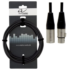 Mikrofonkabel Alpha Audio Pro Line XLR (m) - XLR (f)