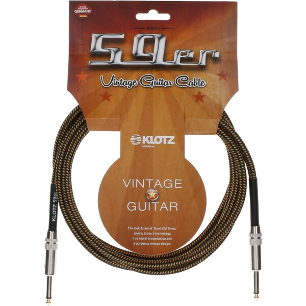 Klotz 59er Vintage Instrumentenkabel Klinke - Klinke