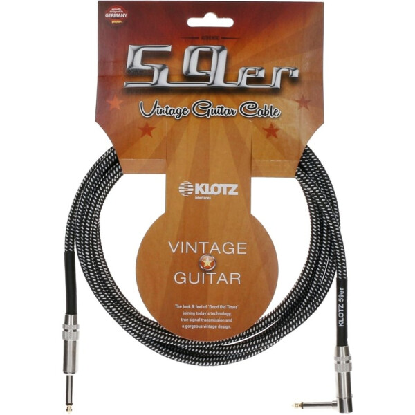 Klotz 59er Vintage Instrumentenkabel Winkelklinke - Klinke