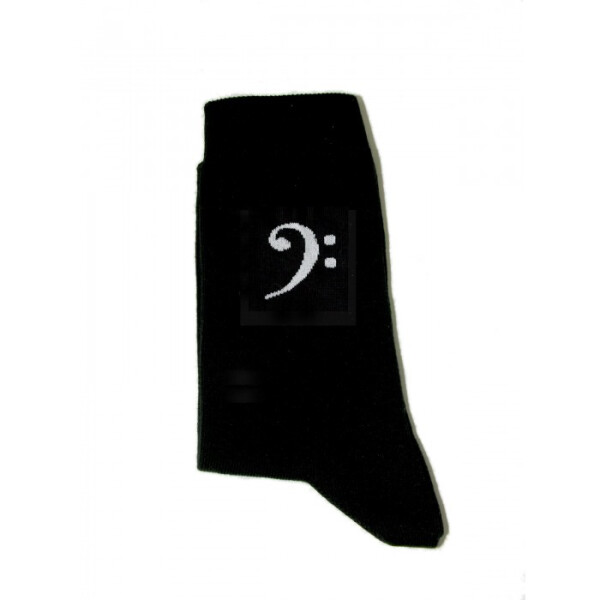 Musik-Socken Bassschlüssel