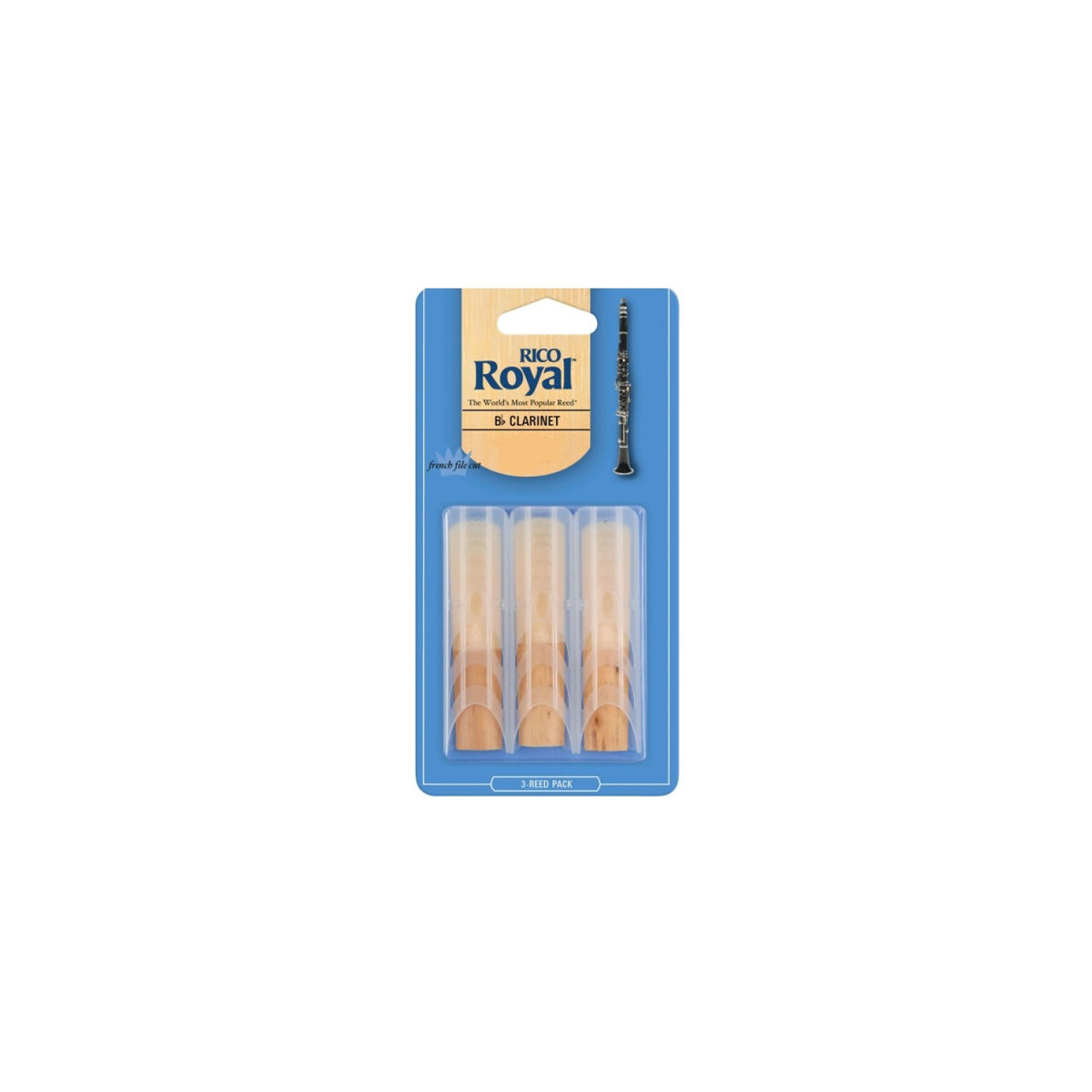 Rico Royal B-Klarinette böhm, 3er Pack