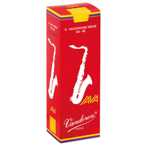 Vandoren Java Red Tenor-Saxophon, Packung (5 St&uuml;ck)