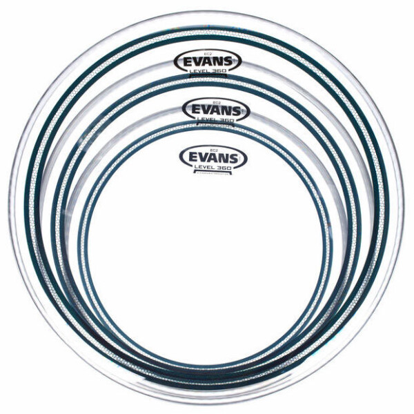 Evans EC2 Studio Set Clear (10, 12, 14)