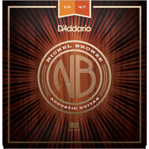 Daddario NB1047 Acoustic Strings Extra Light Nickel Bronze 010-047