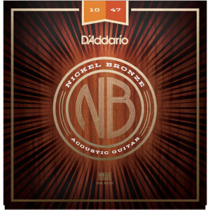 Daddario NB1047 Acoustic Strings Extra Light Nickel...