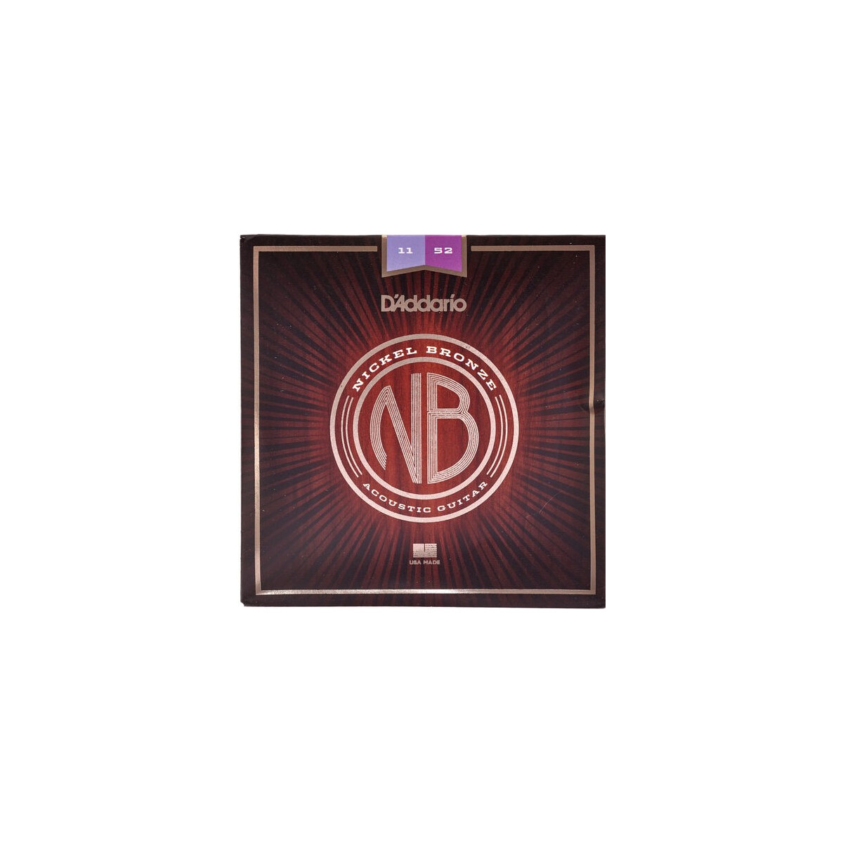 Daddario NB1152 Acoustic Strings Custom Light Nickel...