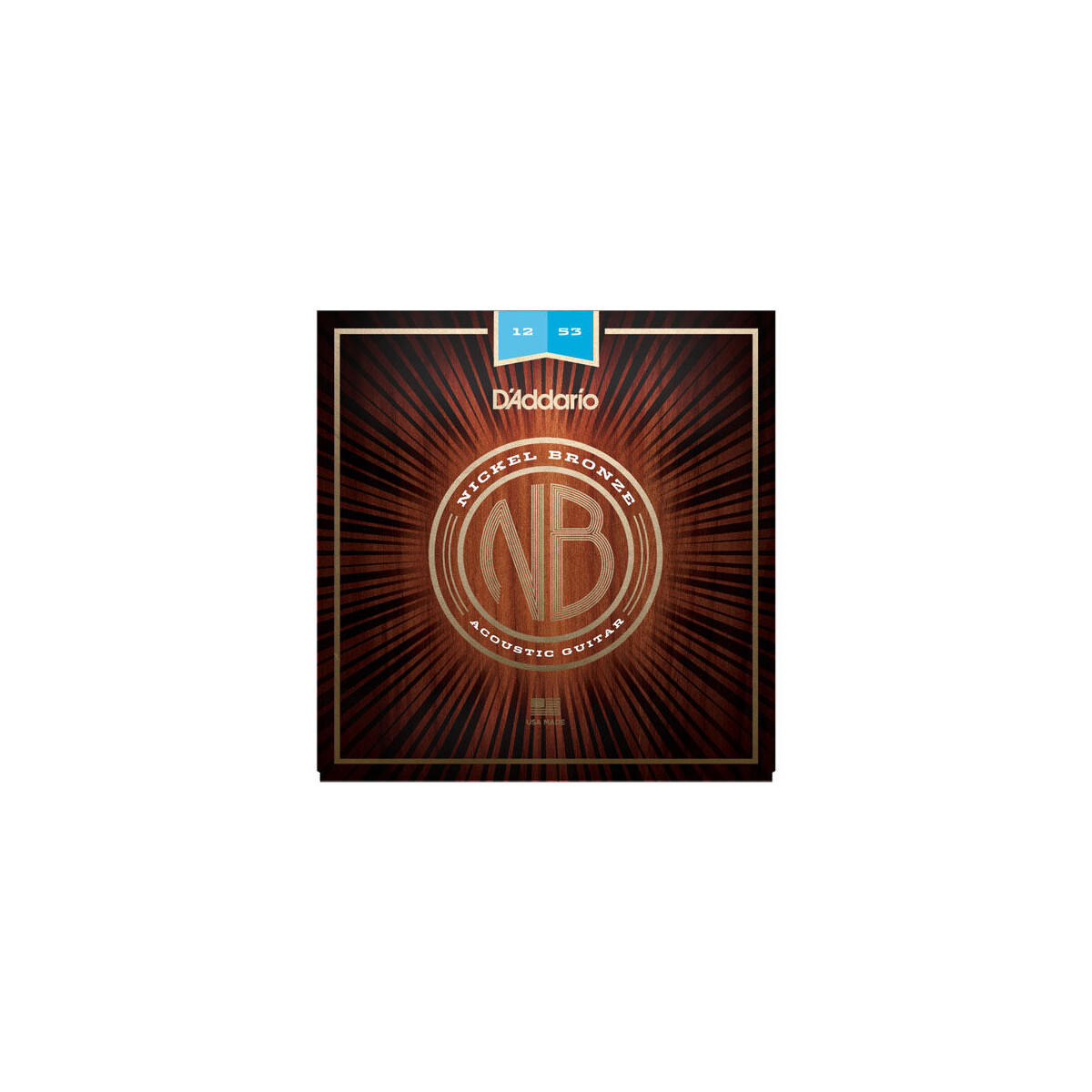 Daddario NB1253 Acoustic Strings Light Nickel Bronze 012-053