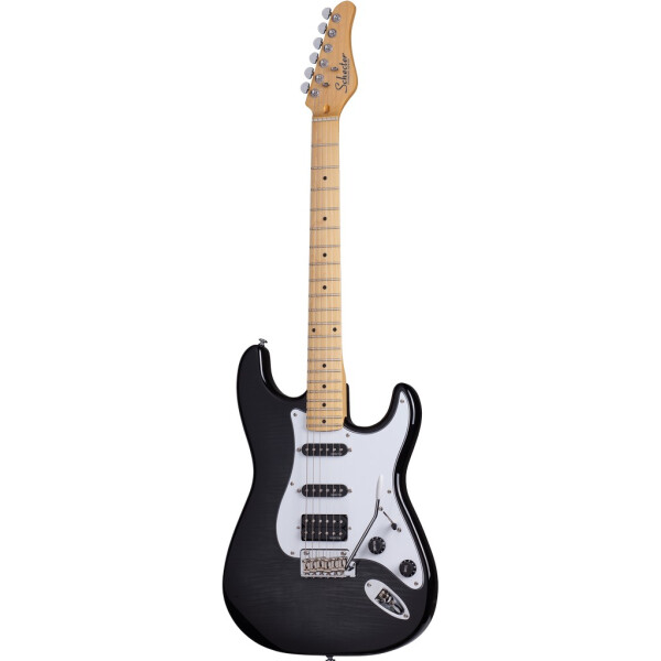 Schecter Trad Custom HSS Trans Black Burst
