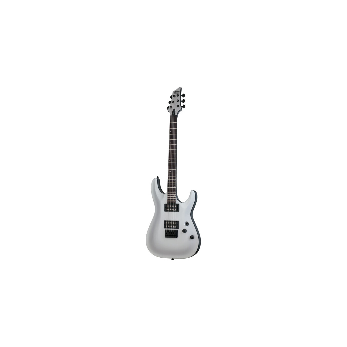 Schecter Stealth C-1 Satin Silver E-Gitarre