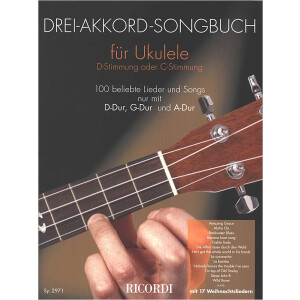 Drei-Akkord-Songbuch f&uuml;r Ukulele - Hal Leonard
