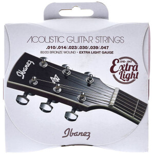 Ibanez IACS61C Acoustic Strings Extra Light Bronze 010-047
