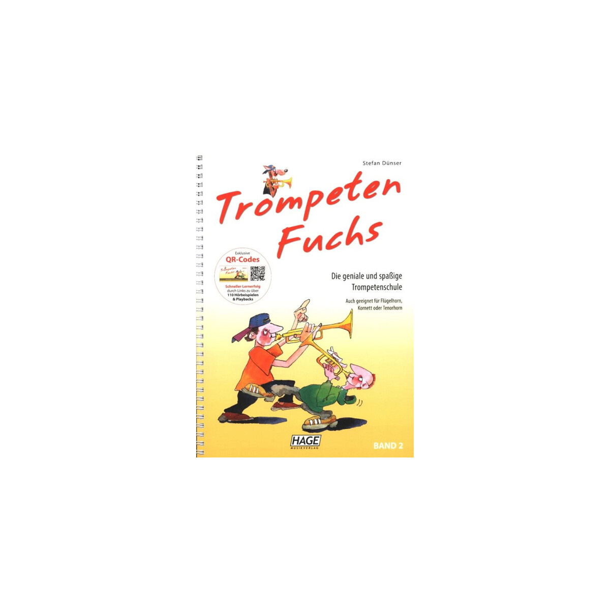 Trompeten Fuchs Band 2 mit Download-Code