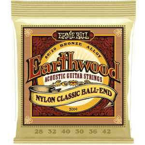 Ernie Ball 2069 Earthwood Nylon Classic Ball End
