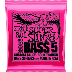Ernie Ball 2824 Saiten für E-Bass Super Slinky 5-Saiter