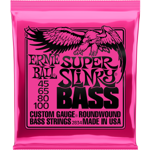Ernie Ball 2834 Saiten für E-Bass Super Slinky 4-Saiter