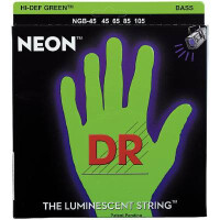 DR Strings NGB-45 Saiten für E-Bass Medium 4-Saiter Neon Green