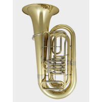 BG Brass B-Tuba Kompakt mit 4 Drehventilen Messing