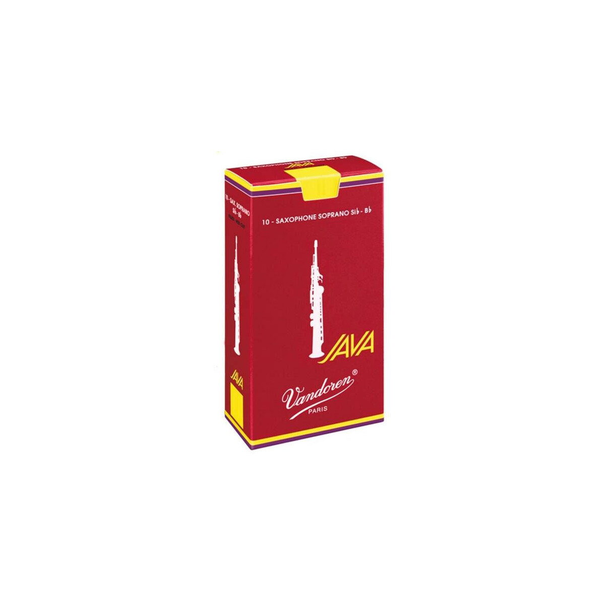 Vandoren Java Red Sopran-Saxophon, Packung (10 Stück)