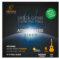 Ortega ATG44NM Atmosphere Green Classical Strings Medium Tension