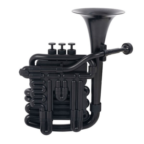 Nuvo jHorn - Minihorn aus Kunststoff, schwarz
