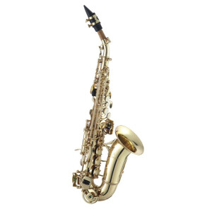 Antigua Sopran-Saxophon SS3159LQ-CH gebogenes Modell