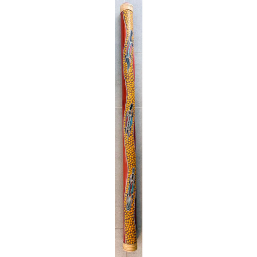 Didgeridoo Schildkröten Bambus 120cm bemalt