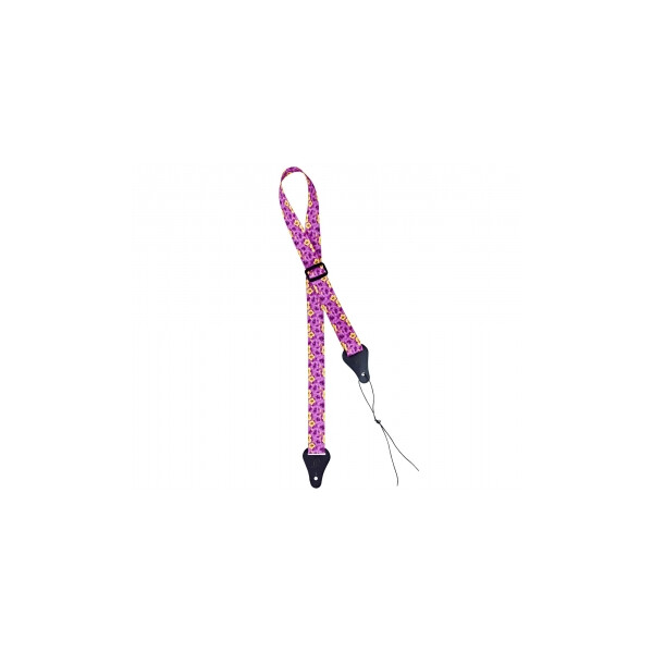 Ortega Ukulelen-Gurt Purple Flower
