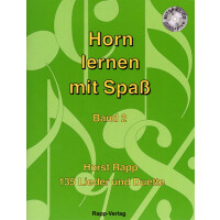 Horn lernen mit Spaß Band 2 mit CD (Horst Rapp)