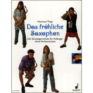 Das fr&ouml;hliche Saxophon mit 2 CDs (Hartmut Tripp)