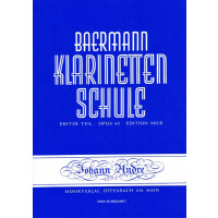 Baermann: Klarinettenschule op. 63 Erster Teil