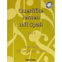 Querflöte lernen mit Spaß - Band 2 mit CD  (Horst Rapp)