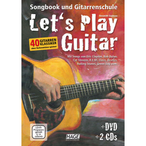 Lets Play Guitar Band 1 mit 2 CDs + DVD