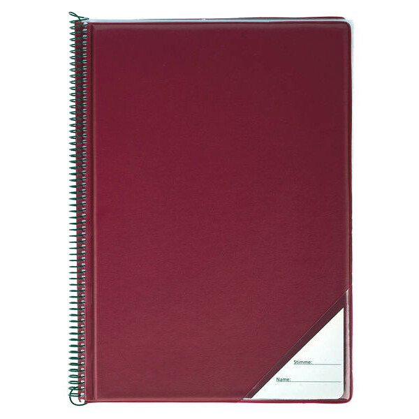 Notenmappe Star 662a / 25 rot A4