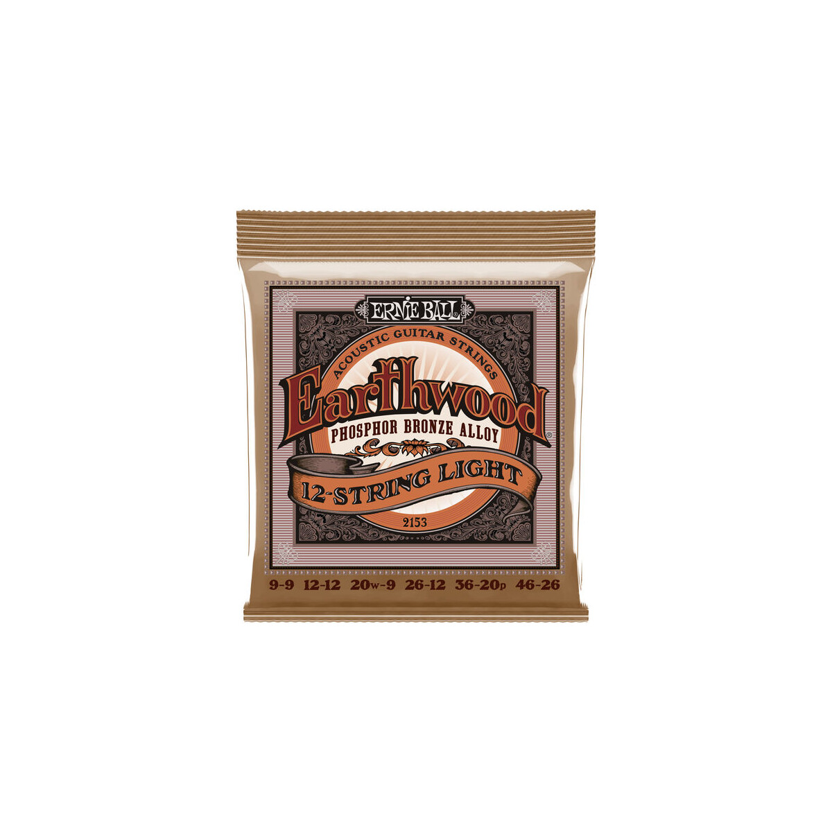 Ernie Ball 2153 Acoustic Strings Light Phosphor Bronze...