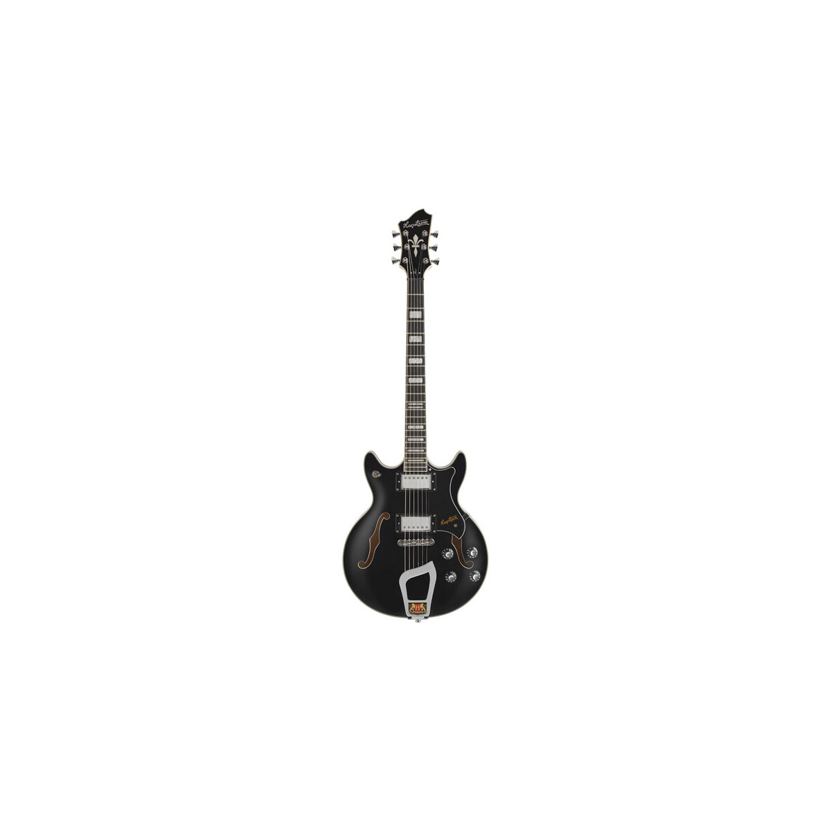 Hagstrom Alvar Black Gloss E-Gitarre