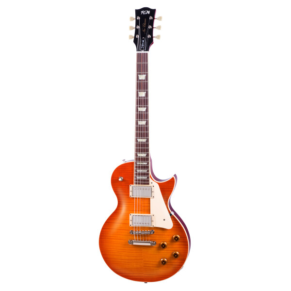 FGN Neo Classic LS10 Faded Cherry Burst E-Gitarre