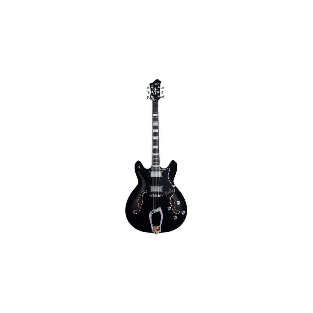 Hagstrom Viking Black (Black Gloss) E-Gitarre