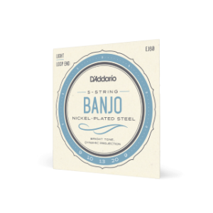 Daddario EJ60 Banjo Strings Nickel-Plated Steel 009-009...
