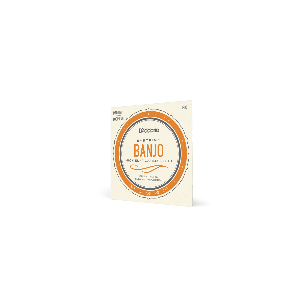 Daddario EJ61 Banjo Strings Nickel-Plated Steel 010-010...