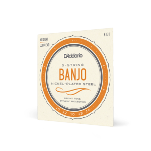 Daddario EJ61 Banjo Strings Nickel-Plated Steel 010-010...