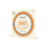 Daddario EJ61 Banjo Strings Nickel-Plated Steel 010-010 5-STRING