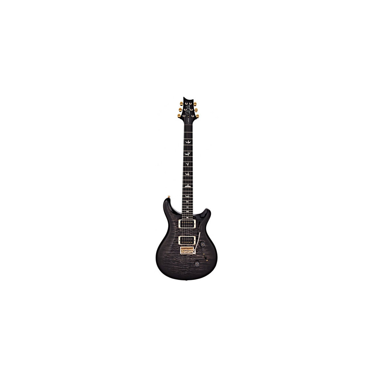 PRS Custom 24, 10 Top Quilt E-Gitarre - Charcoal Burst