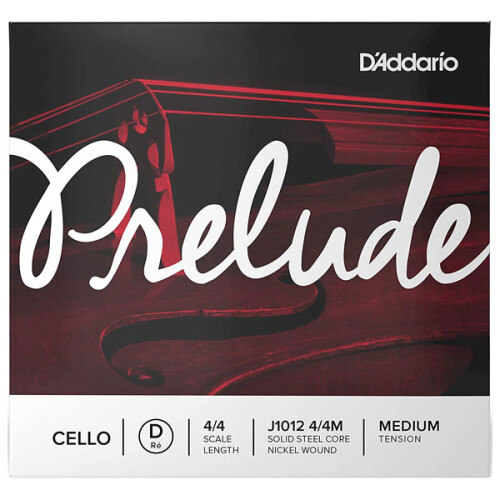 DAddario Prelude Cello-Einzelsaite (D), 4/4, mittlere Spannung