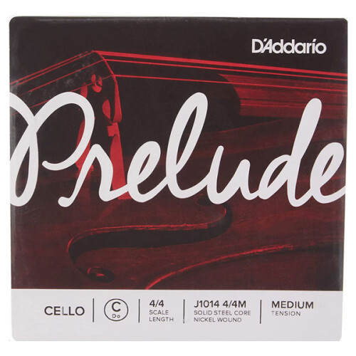 DAddario Prelude Cello-Einzelsaite (C), 4/4, mittlere Spannung