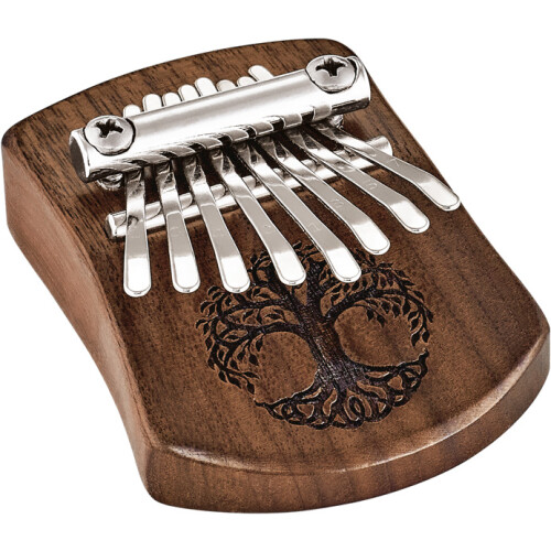 Meinl Sonic Energy KL801TOL "Tree of Life" Mini Kalimba - 8 Töne (Schwarzes Walnussholz)