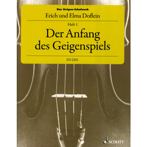 Doflein: Heft 1 - Der Anfang des Geigenspiels