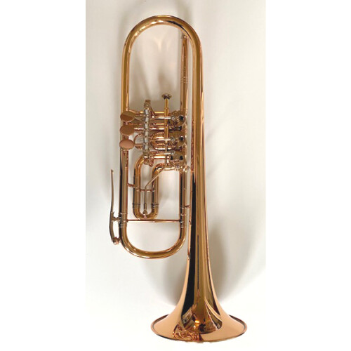 Karl Scherzer Drehventil-Trompete K3 Goldlack
